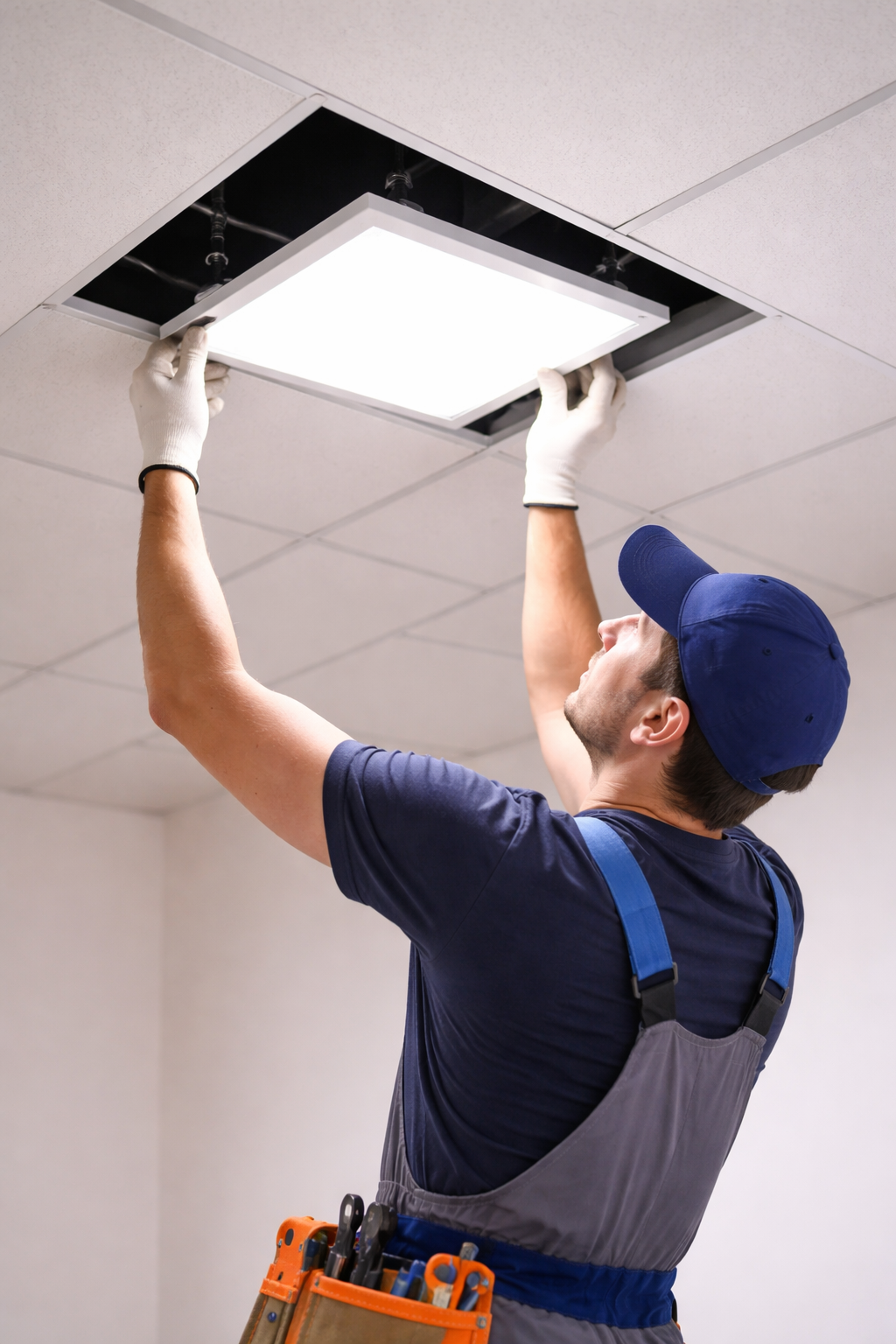 Cách lắp đặt đèn LED Panel âm trần đúng kỹ thuật và an toàn Lắp đặt đèn led panel cần đúng kỹ thuật