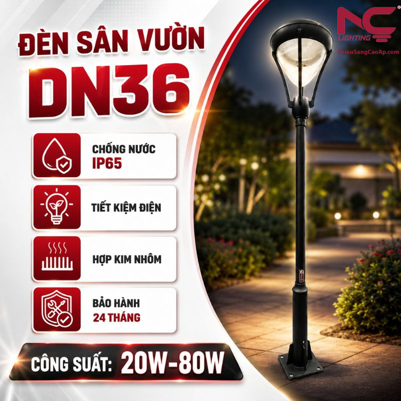 Tổng quan về cột đèn DN36