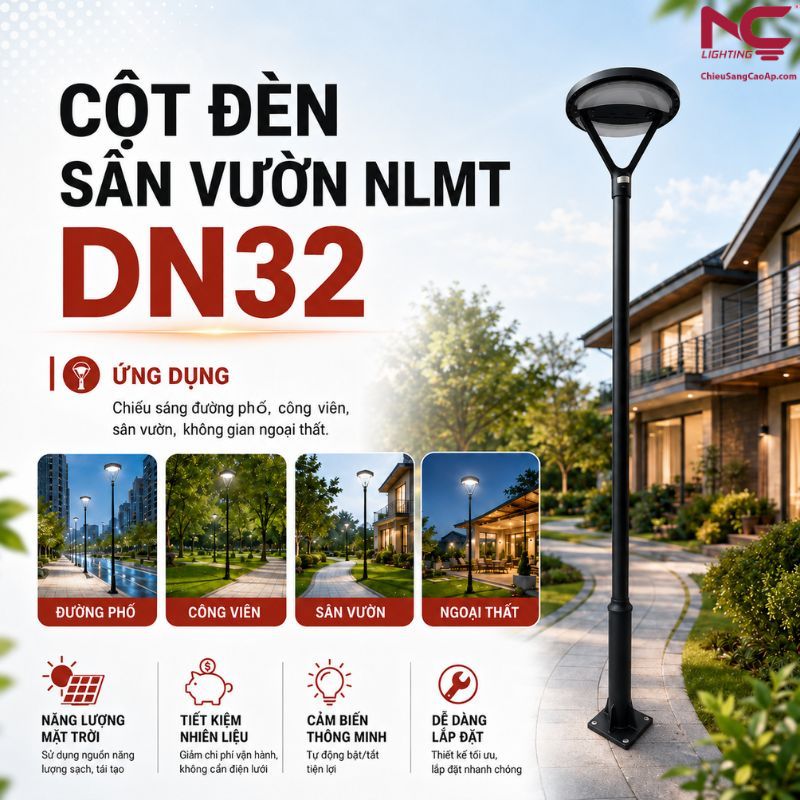Tổng quan về cột đèn DN-32